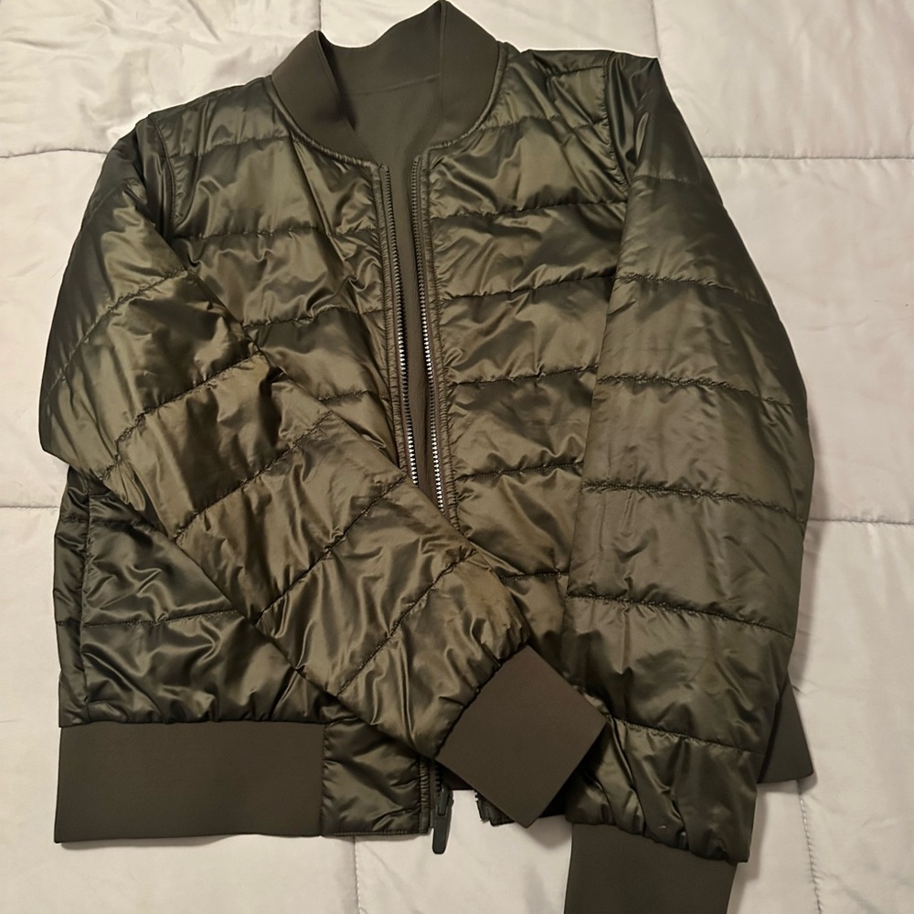 lululemon athletica Olive Bomber Jacket